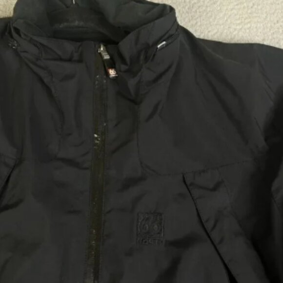 66 Degrees North Iceland Jacket Womens XL Black Windbreaker Full Zip Event Mesh - Picture 4 of 6